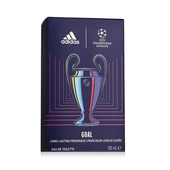 Adidas UEFA Champions League Goal EDT bottle close-up