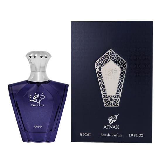 Afnan turathi homme blue edp флакон и упаковка
