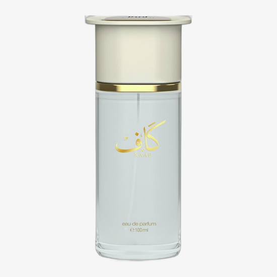 Refined close-up of Ahmed Al Maghribi Kaaf EP unisex spray sample