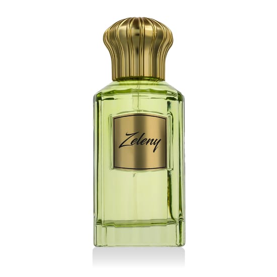 Elegant bottle of Ahmed Al Maghribi Zeleny EDP