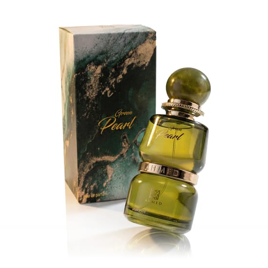 Bottle of Ahmed Al Maghribi Green Pearl EDP