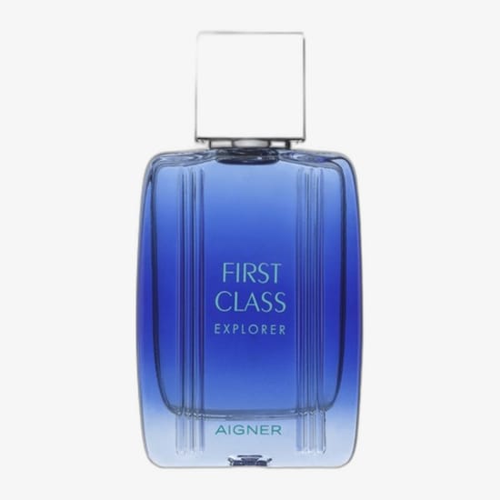 Original packaging of aigner first class explorer edt Elegant bottle of aigner first class explorer edt