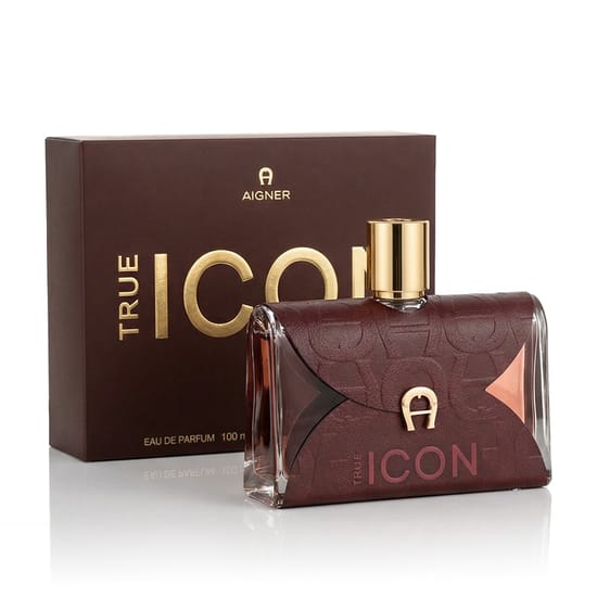 Elegant bottle of Aigner True Icon EDP