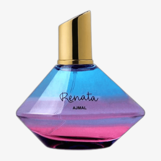 Originaalpakend Ajmal Renata EDP parfüümile Elegantne pudel Ajmal Renata EDP lähedalt