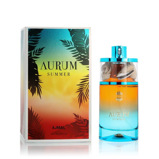 Ajmal Aurum Summer Eau De Parfum 75 ml - bottle and packaging