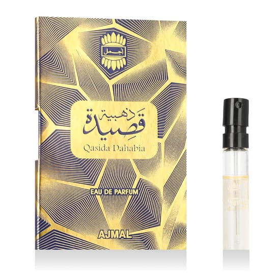 Ajmal Qasida Dahabia EDP Ajmal Qasida Dahabia EDP bottle and packaging