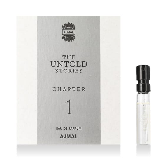 Ajmal Chapter 1 EdP – elegantne parfüüm Ajmal Chapter 1 EdP – pudel ja pakend