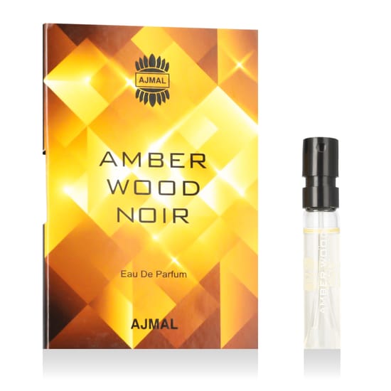 Элегантный флакон Ajmal Amber Wood Noir EDP