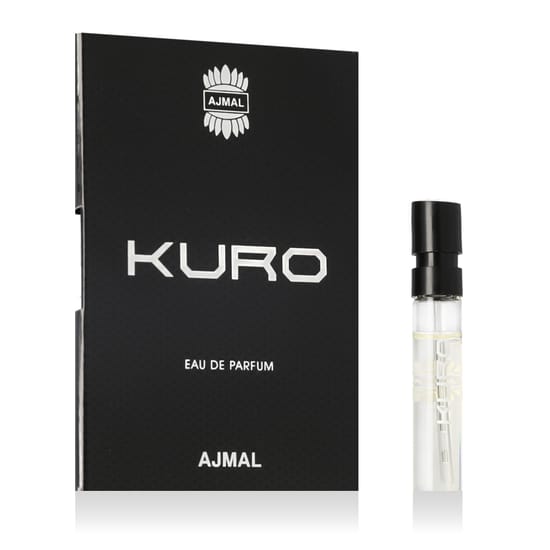 Elegant bottle of Ajmal Kuro EDP close-up