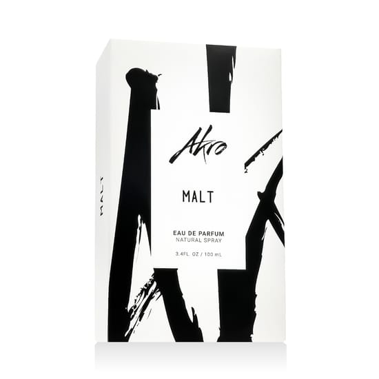 Akro Malt EDP originaalpakendis pudel Akro Malt EDP parfüümi pudel lähedalt