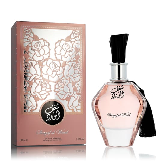 Al Wataniah Shagaf Al Ward Eau De Parfum bottle in refined floral style