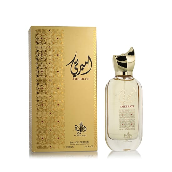 Originaalpakend Al Wataniah Ameerati EDP Al Wataniah Ameerati EDP pudel lähedalt