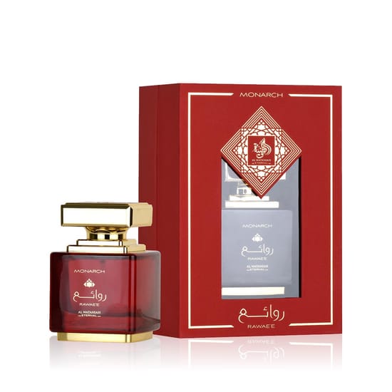 Al Wataniah Rawae'e Monarch EDP parfüüm minimalistliku disainiga pudelis