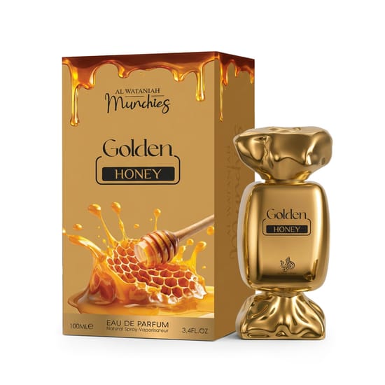 Изящный флакон Al Wataniah Munchies Golden Honey EDP