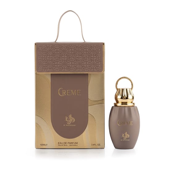 Al Wataniah Creme EDP pudel lähedalt