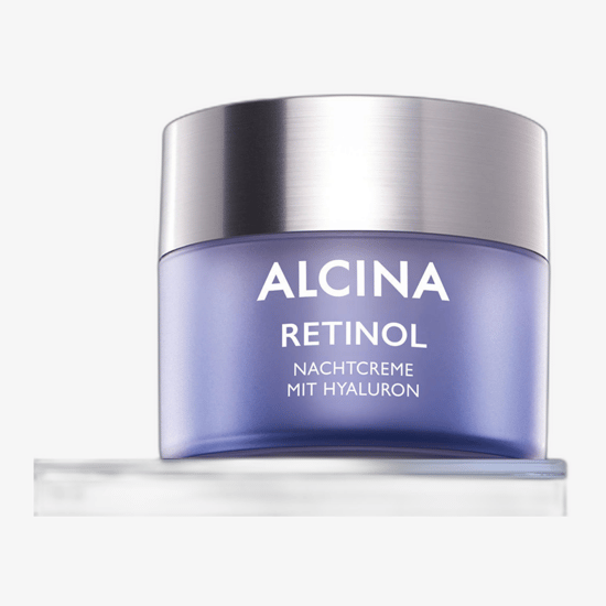 Alcina retinooli öökreem hüalurooniga stiilsetes pakendites