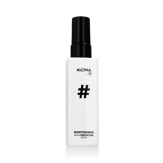 Alcina Style# Heat Protection Spray – упаковка продукта Флакон спрея Alcina Style# для защиты волос от теплового воздействия
