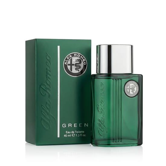 Оригинальная упаковка Alfa Romeo Green EDT Элегантный флакон Alfa Romeo Green EDT