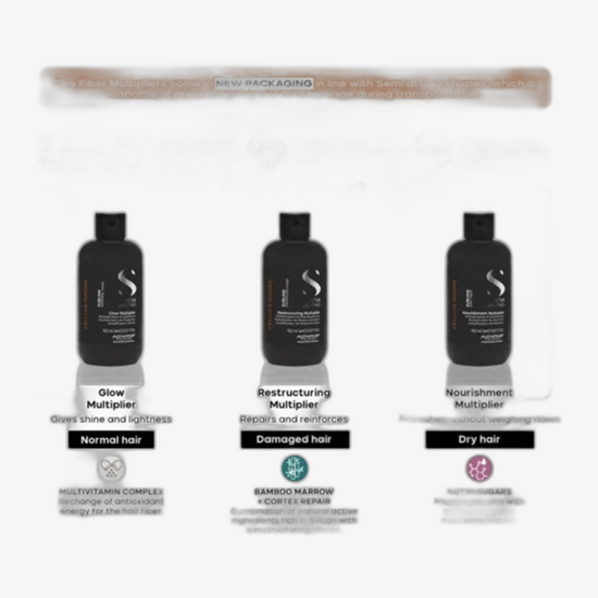 Alfaparf Milano Semi Di Lino Sublime Rebel Hair Smooth Multiplier pudel