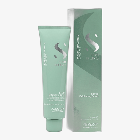 Alfaparf Semi Di Lino Scalp Rebalance õrn kooriv scrub peanaha hoolduseks