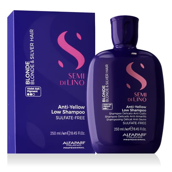 Alfaparf Milano Semi Di Lino Blonde Intense Anti-Yellow Low Shampoo pudel