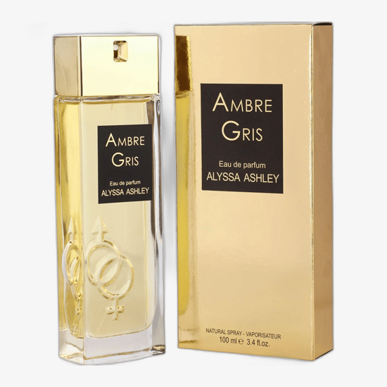 Упаковка аромата Alyssa Ashley Ambre Gris EDP Флакон Unpacked аромата Alyssa Ashley Ambre Gris EDP