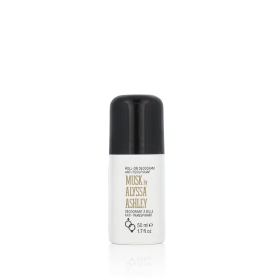 Bottle of Alyssa Ashley Musk Roll-on Deodorant