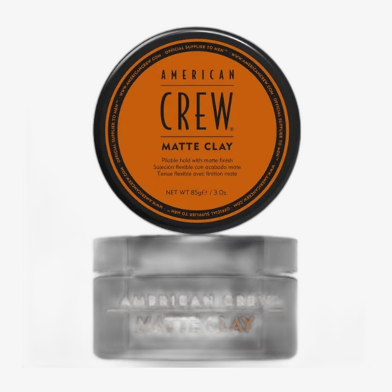 Упаковка глины для волос American Crew Matte Clay крупным планом