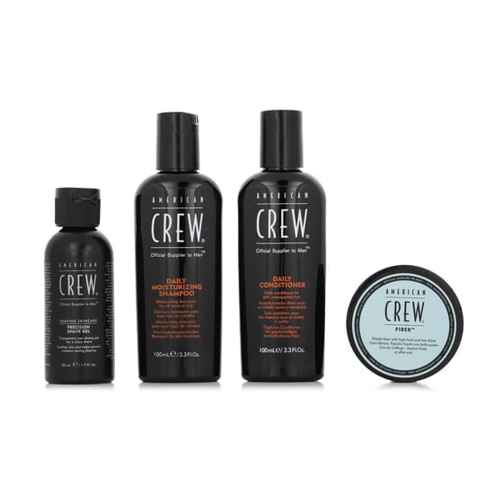 Дорожный набор от American Crew для стильного ухода и свежести Набор American Crew Essential Travel Kit для ухода за волосами и телом в поездках