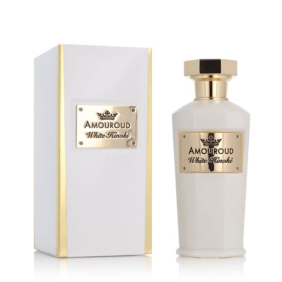 Elegant bottle of Amouroud White Hinoki EDP