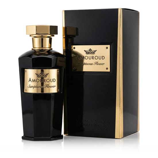 Amouroud sumptuous flower edp pudel lähedalt
