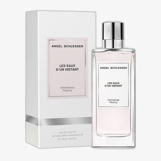 Elegant bottle of Angel Schlesser Les Eaux d'Un Instant Immense Peony EDT