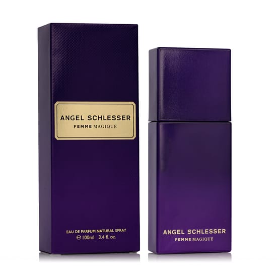 Packaging of Angel Schlesser Femme Magique perfume Bottle of Angel Schlesser Femme Magique perfume