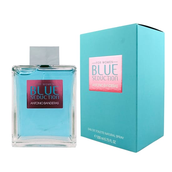 Elegant bottle of antonio banderas blue seduction for women edt