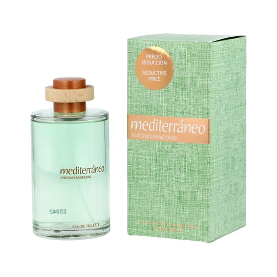 Close-up image of Antonio Banderas Mediterráneo EDT bottle