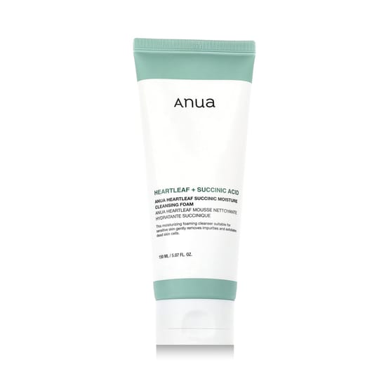 Anua Heartleaf Succinic Moisture Cleansing Foam