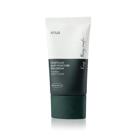 Anua Heartleaf Silky Moisture Sun Cream SPF 50 lähemalt
