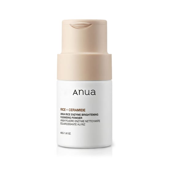 Упаковка Anua Rice + Ceramide Enzyme очищающей пудры