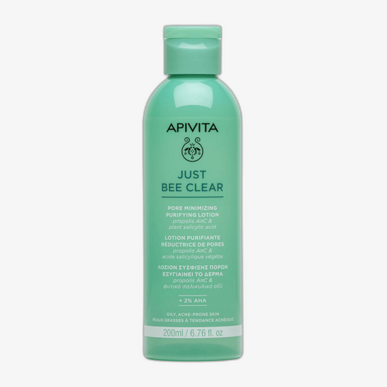 Флакон лосьона Apivita Just Bee Clear для сужения пор и очищения