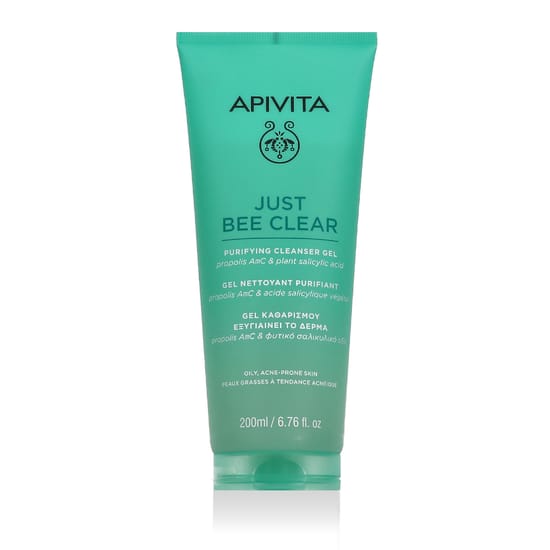 Apivita Just Bee Clear näopuhastusgeeli pakend
