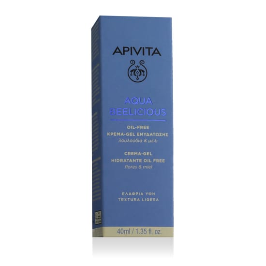 Close-up of Apivita Aqua Beelicious Oil-Free Hydrating Gel-Cream
