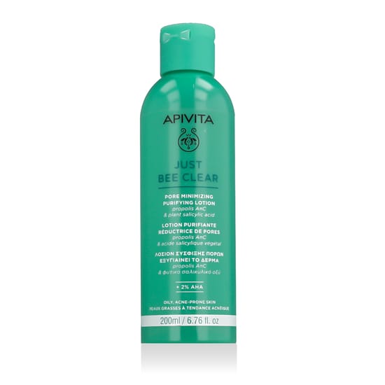 Флакон лосьона Apivita Just Bee Clear для сужения пор и очищения