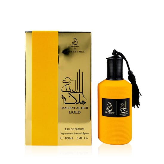 Элегантный флакон Arabiyat Prestige Malikat Al Hub Gold EDP
