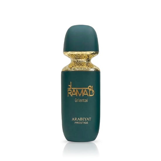 Elegant bottle of Arabiyat Prestige Ramad Oriental EDP