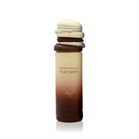 Дизайн Arabiyat Sugar Caramel Chocolate Macaron EDP — сладкий и элегантный аромат Флакон Arabiyat Sugar Caramel Chocolate Macaron EDP — изысканный унисекс аромат