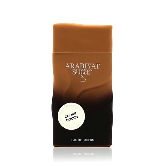 Упаковка Arabiyat Sugar Cookie Dough EDP Элегантный флакон Arabiyat Sugar Cookie Dough EDP