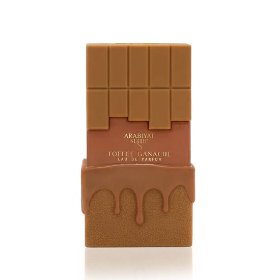 Elegant bottle of Arabiyat Sugar Toffee Ganache EDP