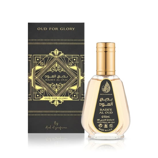 Elegantne pudel Ard Al Zaafaran Badee Al Oud For Glory EDP lõhnaga