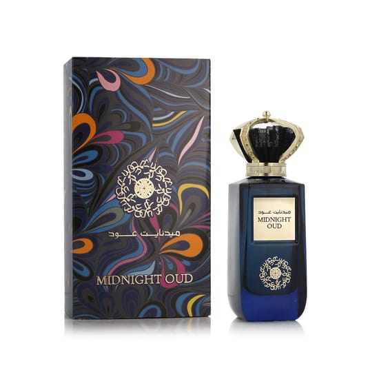 Ard al zaafaran midnight oud edp - bottle with oriental notes fragrance