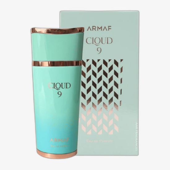 Оригинальная упаковка Armaf Cloud 9 EDP Бутылка Armaf Cloud 9 EDP крупным планом